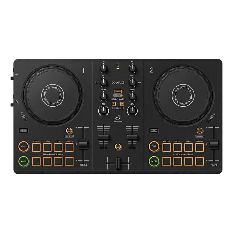 Controladora Pioneer Dj Ddj-flx2 Rekordbox Serato Djay Preto